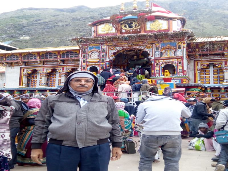 At Badrinath Temple