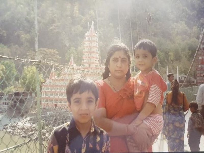 At Laxman Jhula, Rishikesh